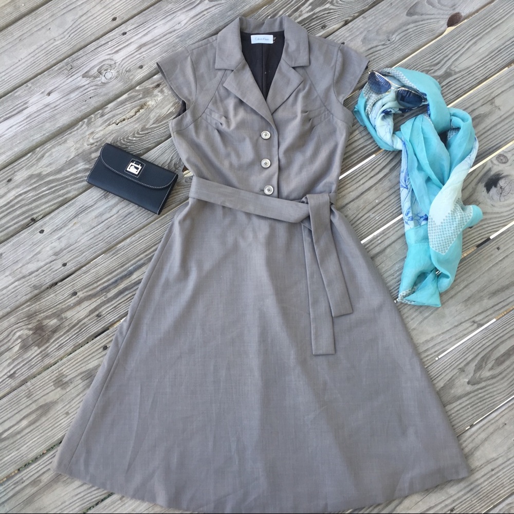 Calvin Klein safari dress